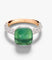 Bague 54 Pomellato Nudo Maxi - Bague en or rose, prasiolite et diamants 58 Facettes 535A26_M
