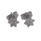 Boucles d'oreilles Boucles d'oreilles étoile en or blanc et diamants 58 Facettes PE1002