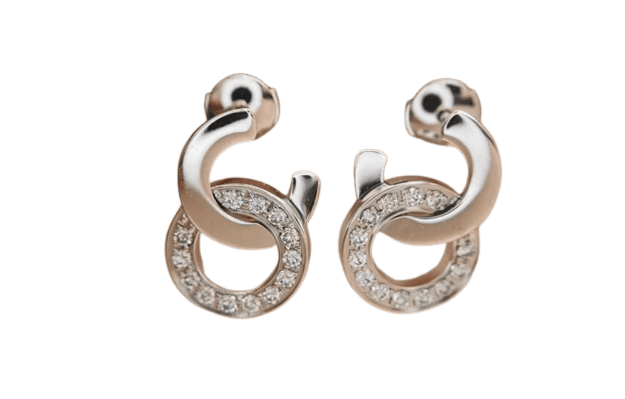 Boucles d'oreilles Piaget Possession - Boucle d'oreille en or blanc et diamants 58 Facettes jnci126