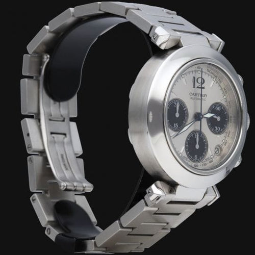 Montre Cartier Pasha - Montre chronographe en acier 58 Facettes MT45243