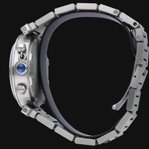 Montre Cartier Pasha - Montre chronographe en acier 58 Facettes MT45243