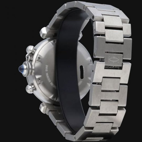 Montre Cartier Pasha - Montre chronographe en acier 58 Facettes MT45243