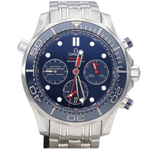 Montre Omega Seamaster - Montre Diver 300M Chronograph en acier 58 Facettes MT45578