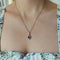 Pendentif Pendentif marguerite XIXe en or jaune, saphir et diamants 58 Facettes 264