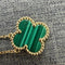 Pendentif Van Cleef & Arpels Vintage Alhambra - Pendentif en or jaune et malachite 58 Facettes jnci127