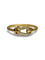 Bague 51 Fred Force 10 - Bague petit modèle en or jaune et diamants 58 Facettes 2046