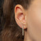 Boucles d'oreilles Disco - Boucles d'oreilles tennis en or 18K et diamants 0,5 ct 58 Facettes GER1022YG