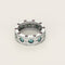 Bague 53 Bague jonc en or gris 18K et diamants traités 58 Facettes B260360