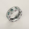 Bague 53 Bague jonc en or gris 18K et diamants traités 58 Facettes B260360