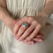 Bague 55.5 Bague Tank en or rose et spinelle synthétique taille émeraude 58 Facettes LMB-352