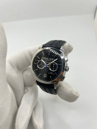 Montre Chaumet Dandy - Montre chronographe automatique en acier 58 Facettes 2042