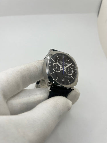 Montre Chaumet Dandy - Montre chronographe automatique en acier 58 Facettes 2042