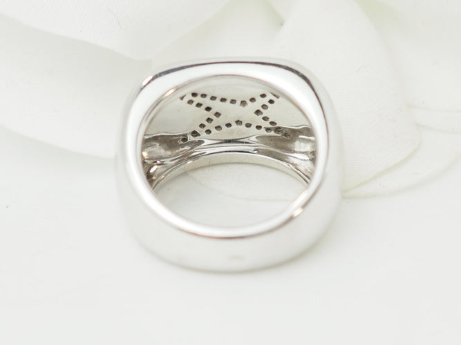 Bague 50 Mauboussin Grande Vie - Bague en or blanc, nacre et diamants 58 Facettes 33601