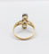 Bague 59 Bague marquise antique en or 18K, platine et diamants 58 Facettes A07526