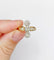 Bague 59 Bague marquise antique en or 18K, platine et diamants 58 Facettes A07526