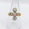 Bague 59 Bague marquise antique en or 18K, platine et diamants 58 Facettes A07526