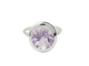 Bague 56 Mauboussin - Bague en or blanc, améthyste et diamants 58 Facettes 33602