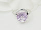 Bague 56 Mauboussin - Bague en or blanc, améthyste et diamants 58 Facettes 33602