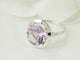 Bague 56 Mauboussin - Bague en or blanc, améthyste et diamants 58 Facettes 33602