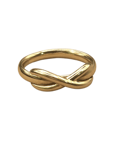 Bague 59 Tiffany & Co Infinite - Bague en or jaune 18 ct 58 Facettes CV-074