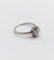 Bague 53 Bague solitaire Art déco en or blanc et platine avec diamant 58 Facettes A07532