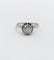 Bague 53 Bague solitaire Art déco en or blanc et platine avec diamant 58 Facettes A07532