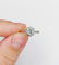 Bague 53 Bague solitaire Art déco en or blanc et platine avec diamant 58 Facettes A07532