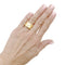 Bague 51 Bague lignes de diamants en or jaune 58 Facettes 35756