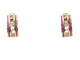 Boucles d'oreilles Boucles d'oreilles vintage - Boucles d'oreilles en or jaune, rubis et diamants 58 Facettes 33439