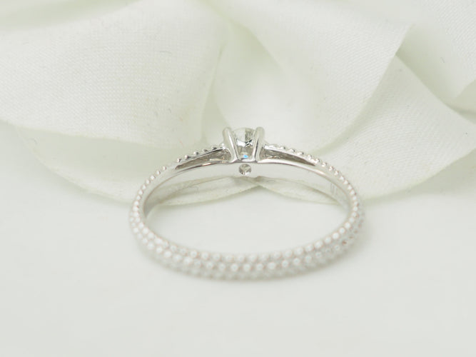 Bague 54 Mauboussin Fan du premier jour - Bague en or blanc et diamant 58 Facettes 33608