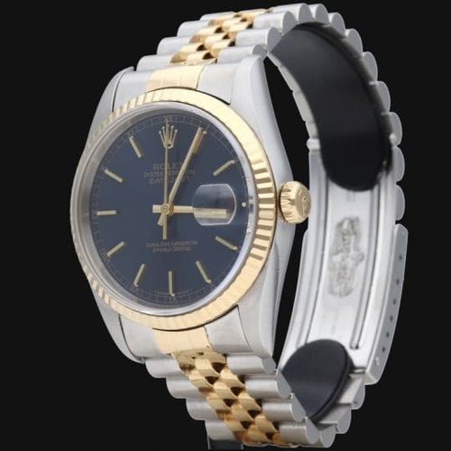 Montre Rolex Datejust 36 - Montre en or jaune et acier 58 Facettes MT46907
