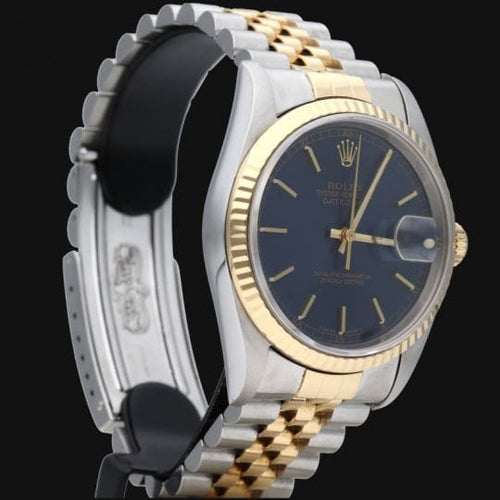 Montre Rolex Datejust 36 - Montre en or jaune et acier 58 Facettes MT46907