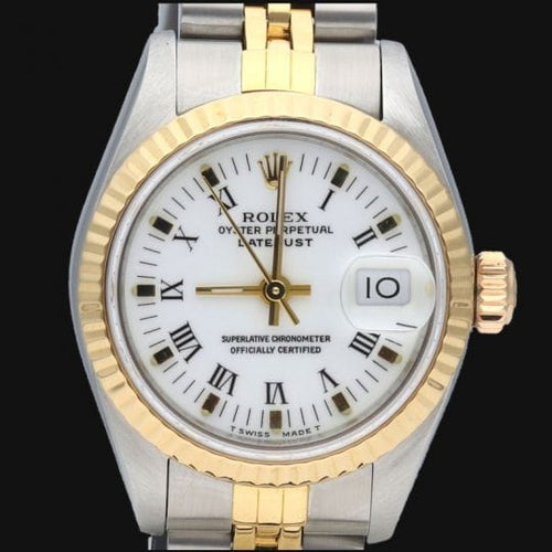 Montre Rolex Datejust - Montre 26 mm en or jaune et acier 58 Facettes MT47288