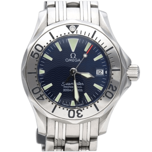 Montre Omega Seamaster 300M - Montre en acier cadran bleu 58 Facettes MT45609