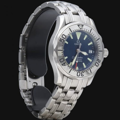 Montre Omega Seamaster 300M - Montre en acier cadran bleu 58 Facettes MT45609
