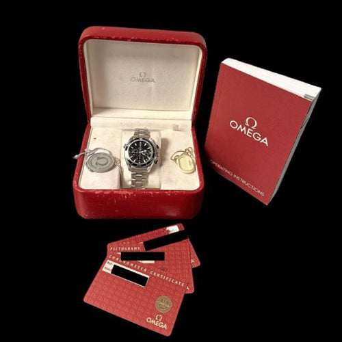 Montre Omega Seamaster Planet Ocean - Montre chronographe en acier 58 Facettes MT46575
