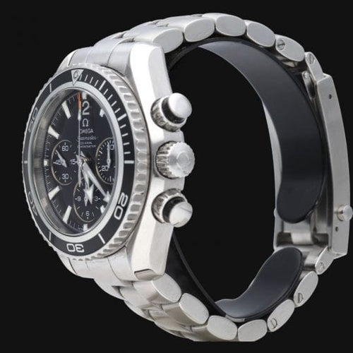 Montre Omega Seamaster Planet Ocean - Montre chronographe en acier 58 Facettes MT46575