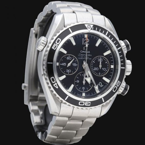Montre Omega Seamaster Planet Ocean - Montre chronographe en acier 58 Facettes MT46575