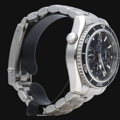 Montre Omega Seamaster Planet Ocean - Montre chronographe en acier 58 Facettes MT46575