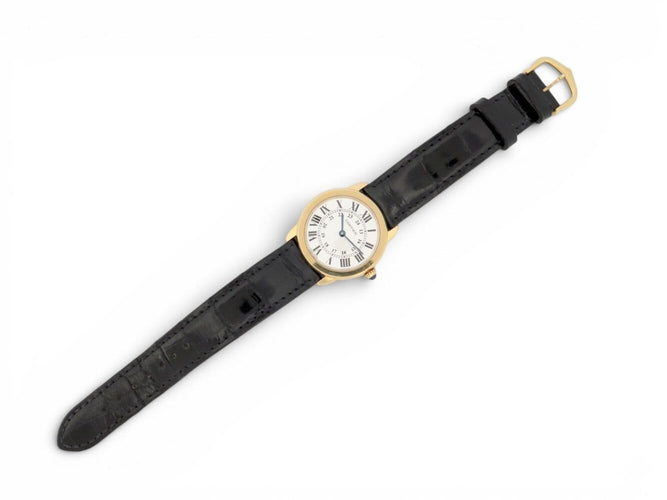 Montre Cartier Ronde Solo - Montre 29 mm en or jaune et acier 58 Facettes 275588