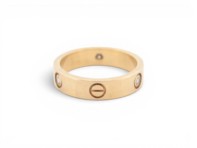 Bague 64 Cartier Love - Bague 3 diamants en or jaune 18k 58 Facettes 275565