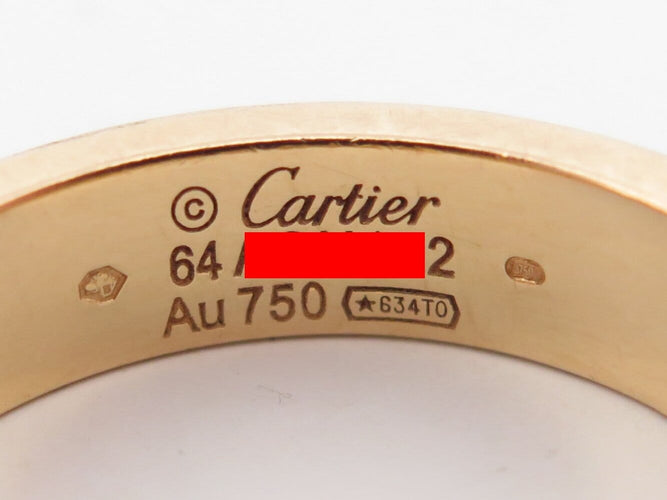 Bague 64 Cartier Love - Bague 3 diamants en or jaune 18k 58 Facettes 275565