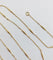 Collier Collier chaîne vintage en or 18K à mailles forçat 58 Facettes A07405