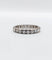 Bague 53 Alliance américaine en or blanc 18k et diamants 1,10 ct 58 Facettes A07301