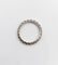 Bague 53 Alliance américaine en or blanc 18k et diamants 1,10 ct 58 Facettes A07301