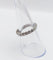 Bague 53 Alliance américaine en or blanc 18k et diamants 1,10 ct 58 Facettes A07301