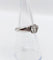 Bague 52 Bague jonc vintage en or blanc et diamant ovale 58 Facettes A07408