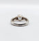 Bague 52 Bague jonc vintage en or blanc et diamant ovale 58 Facettes A07408