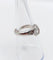 Bague 52 Bague jonc vintage en or blanc et diamant ovale 58 Facettes A07408