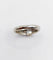 Bague 52 Bague jonc vintage en or blanc et diamant ovale 58 Facettes A07408